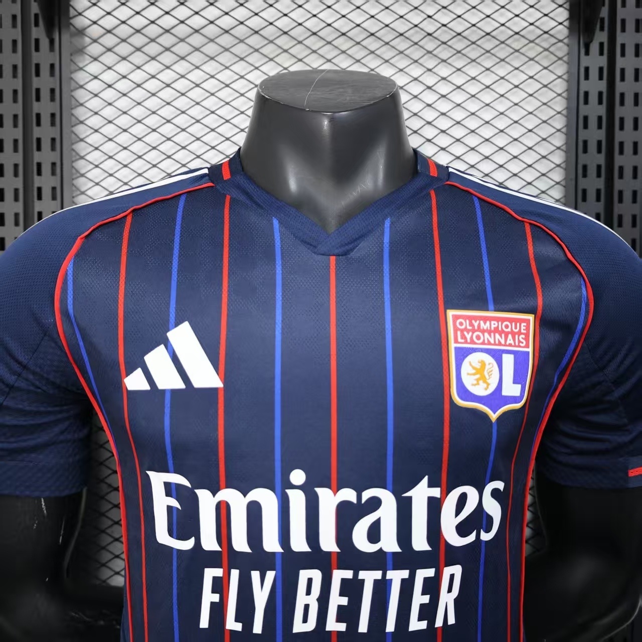 25-26 Lyon Away Kit Player Version Black Shirt Sport AAAAJersey Yupoo 5