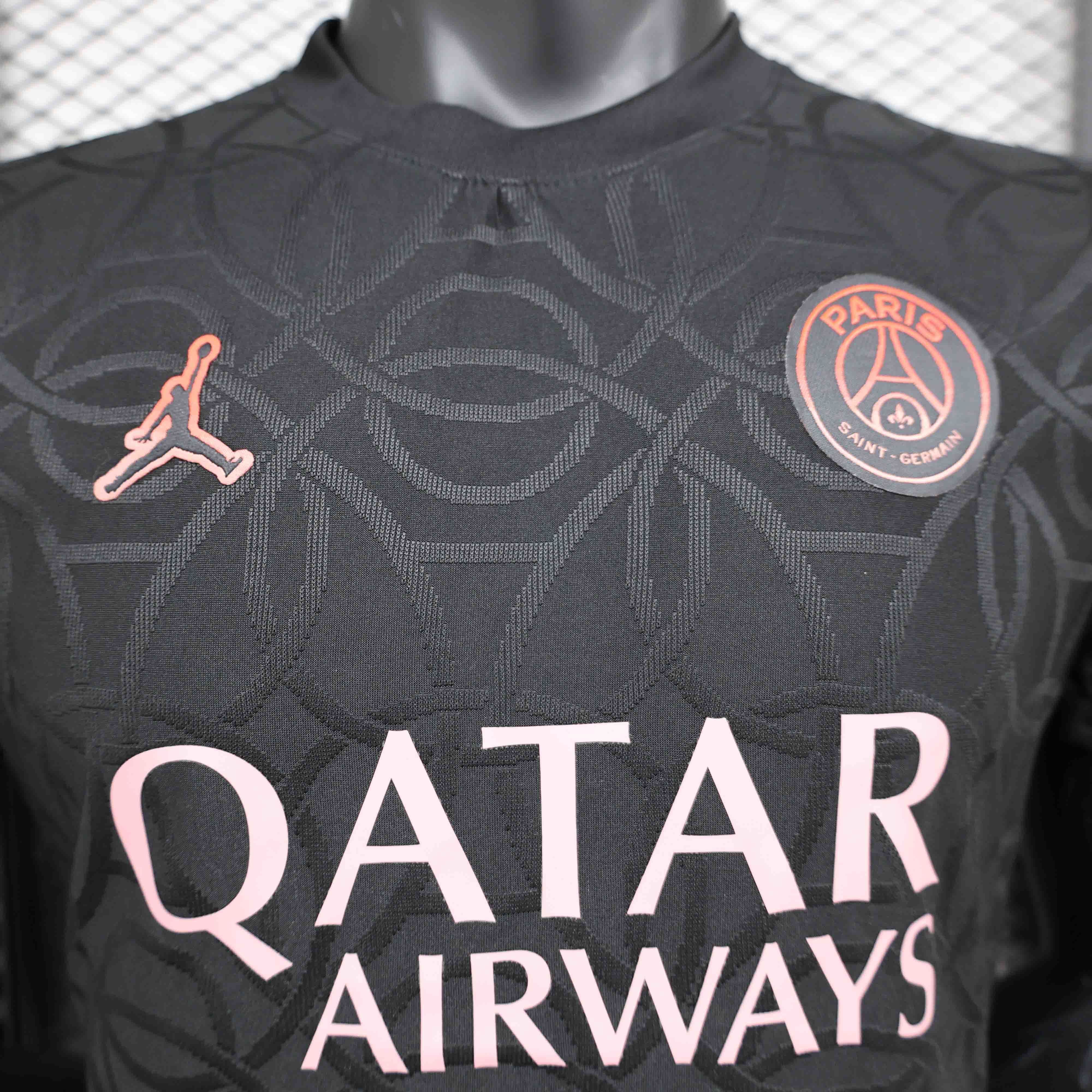 24-25 PSG Academy Pro Pre-Match Black Player Version Shirt AAAAJersey Supplier Yupoo 4
