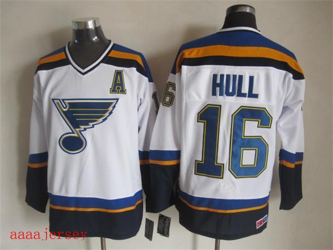 St. Louis Blues retro ice hockey jersey M-3XL 圣路易蓝调队复古冰球服 2