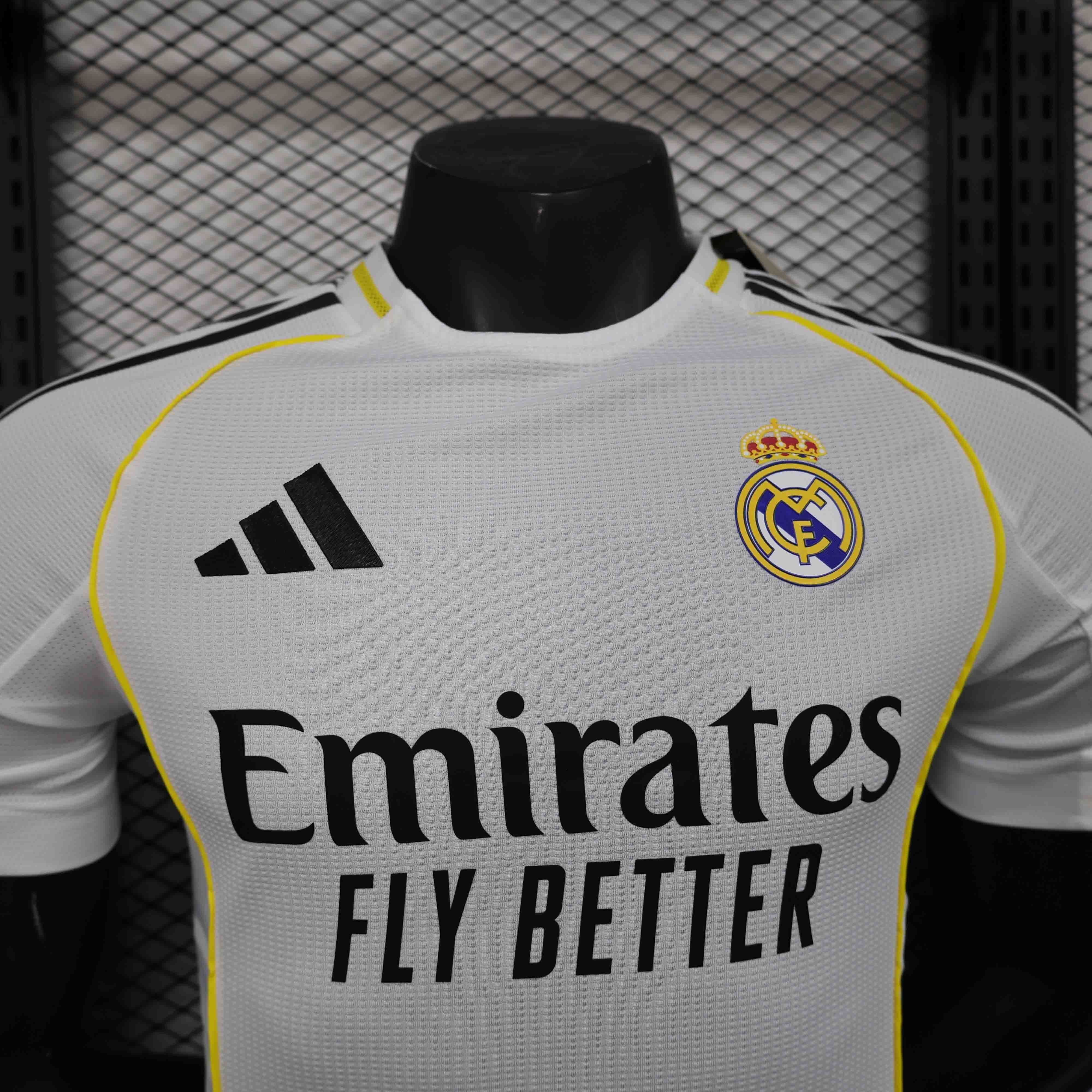 25-26 Real Madrid Home White Kit Player Version Shirt AAAAJersey Supplier Yupoo 2