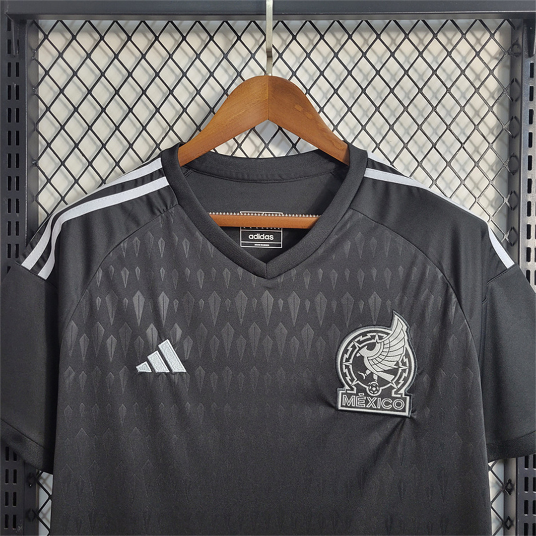 2023 Mexico Black Training Shirt 6