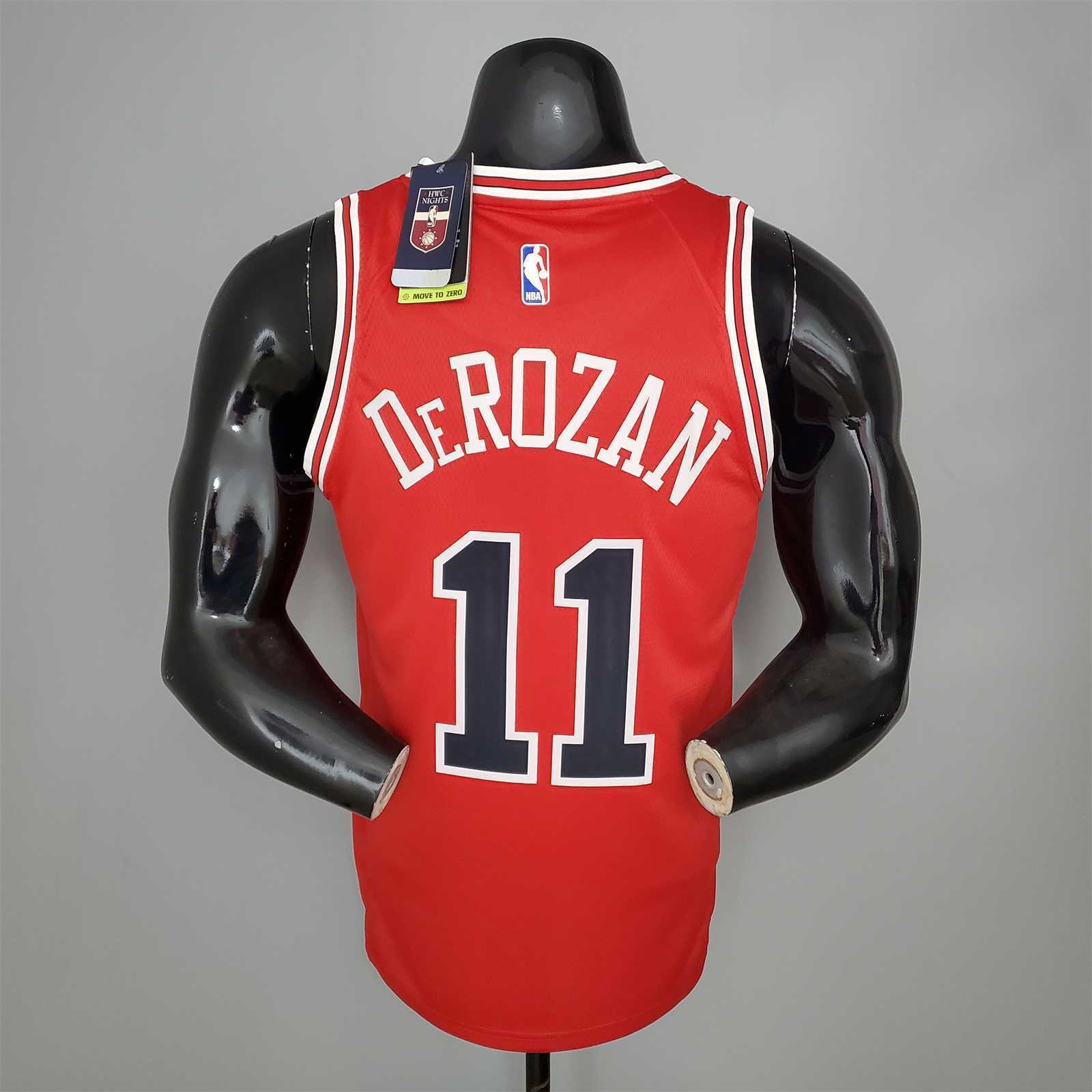 DeROZAN#11 Chicago Bulls Red 2