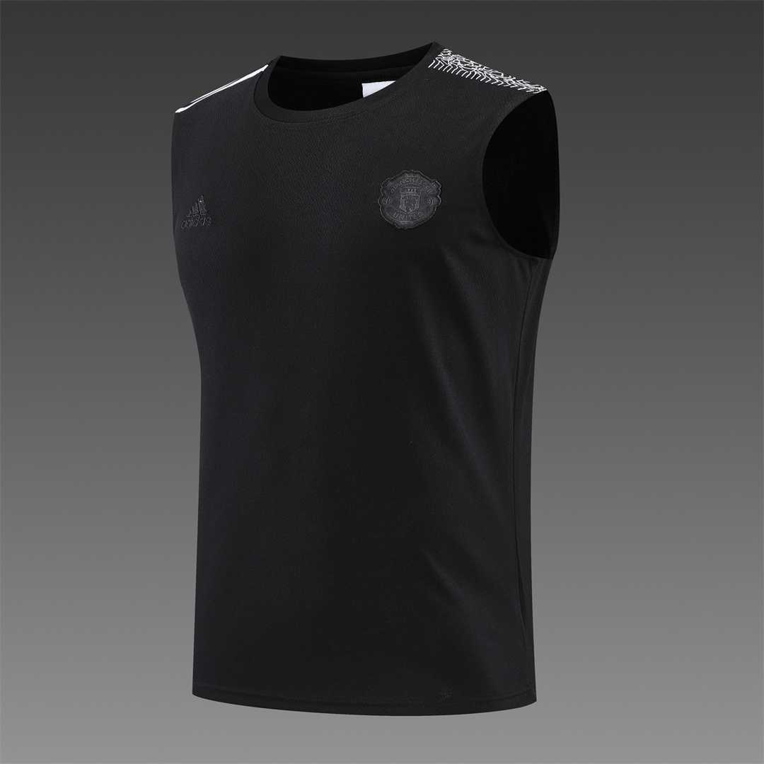 22-23 Manchester United vest training suit kit Black 6