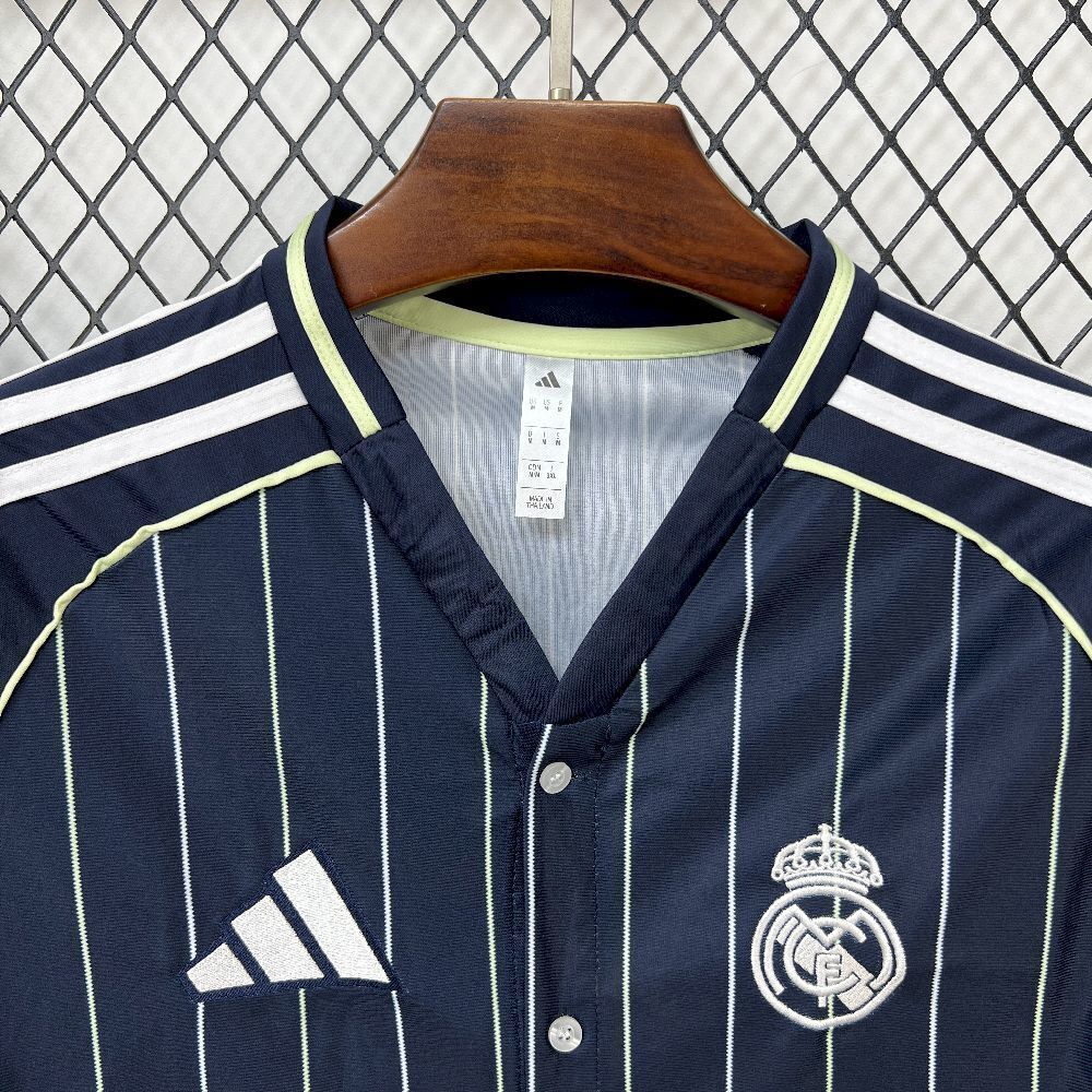 25-26 Real Madrid Baseball Uniform AAAAJersey Supply Yupoo 3