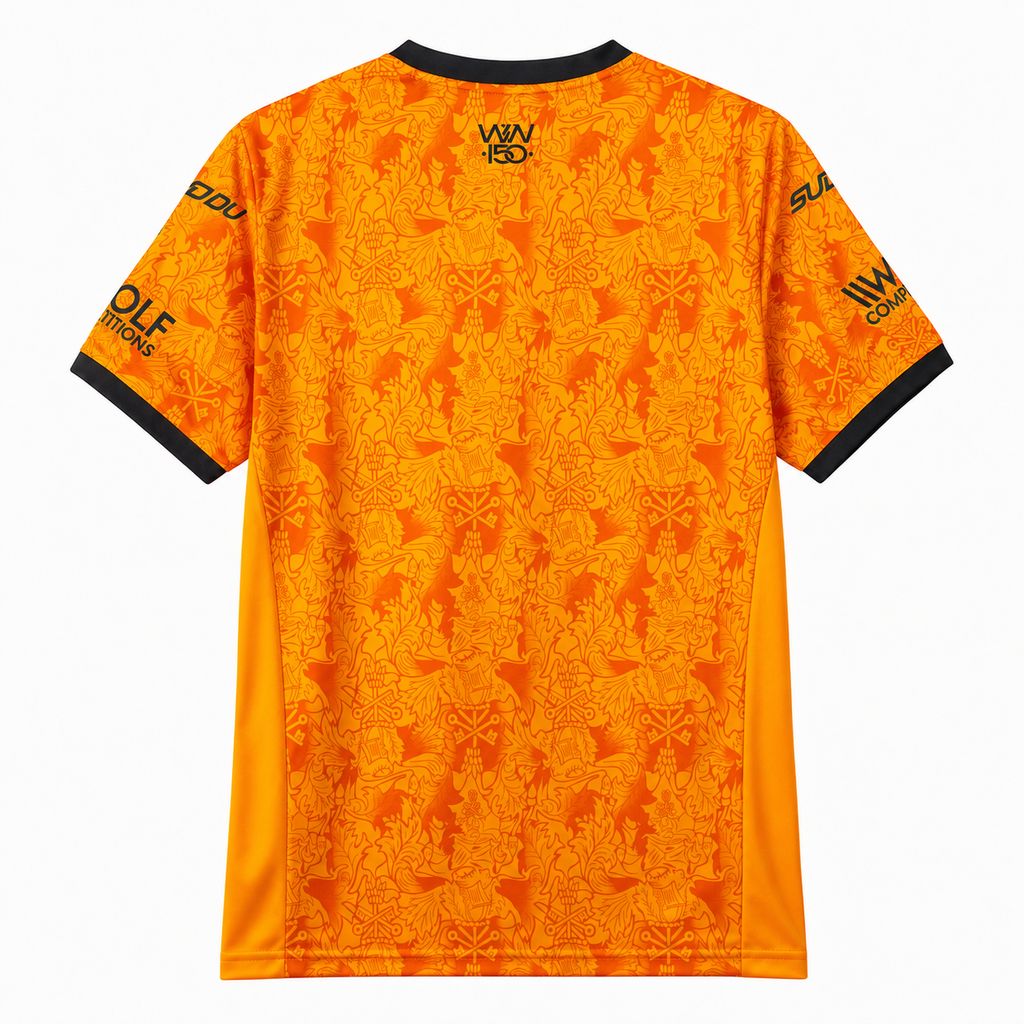 26-27 Wolves Mens Home Kit Football T-Shirt AAAAJersey Supply Yupoo 10 5
