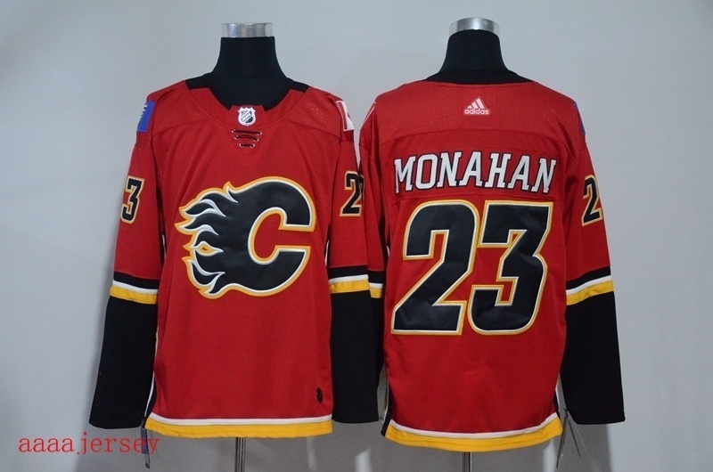 Calgary Flames ice hockey jersey M-3XL 卡加利火焰队冰球服-1 2