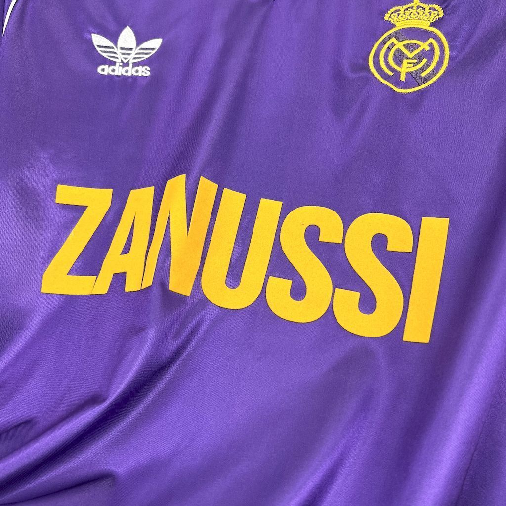 84-85 Real Madrid Third Retro Kit Long Sleeve Vintage Shirt AAAAJersey Supply Yupoo 1