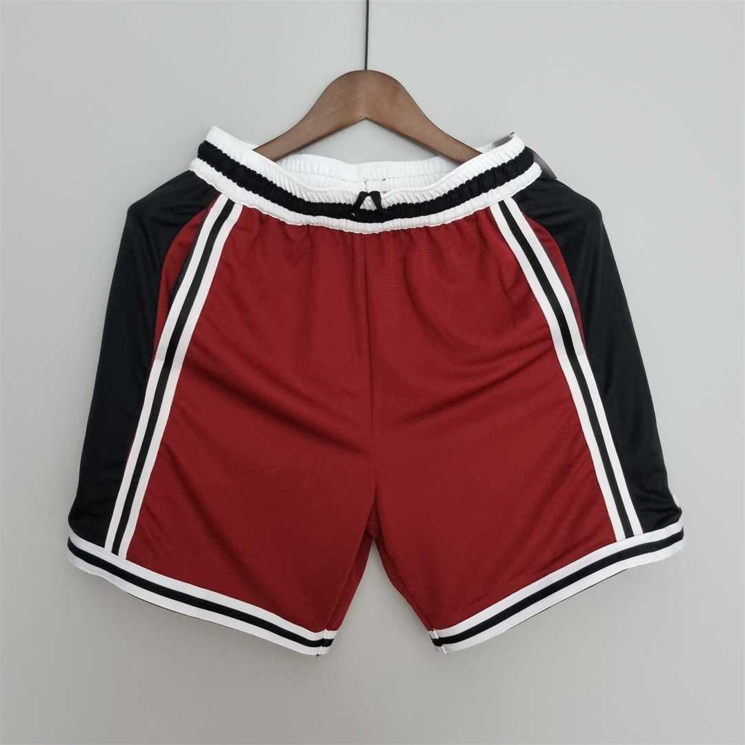 2022 Miami Heat NBA US Training Shorts Red Black