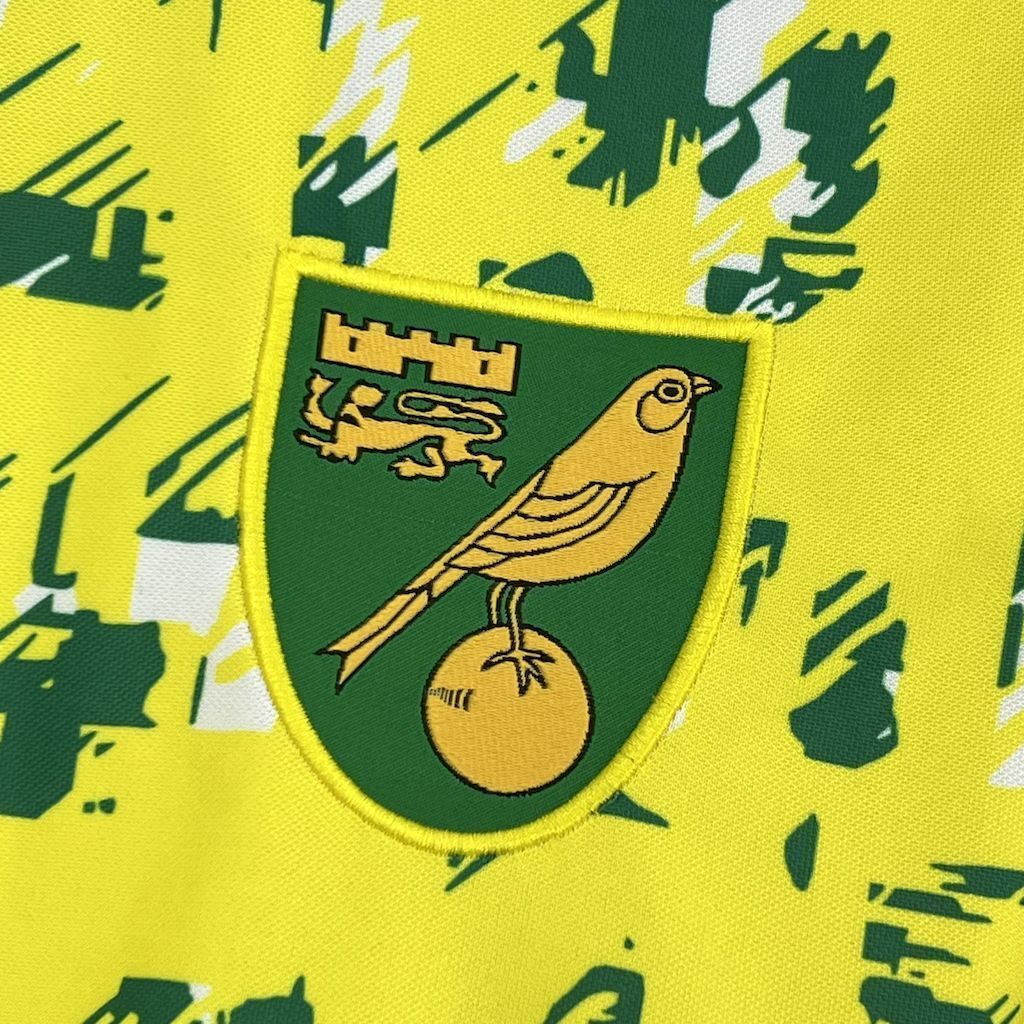 92-94 Norwich City Home Retro Kit Vintage Shirt AAAAJersey Supplier Yupoo 1