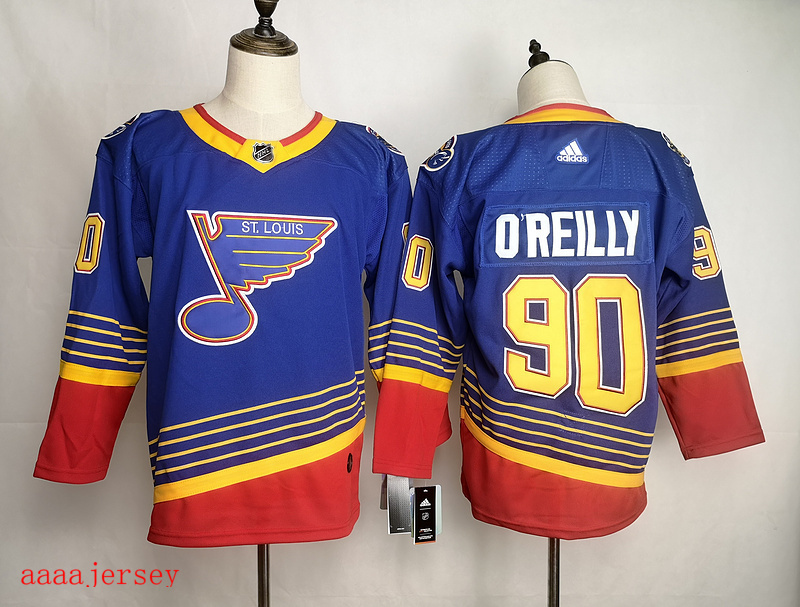 St. Louis Blues ice hockey jersey M-3XL 圣路易蓝调队冰球服 5