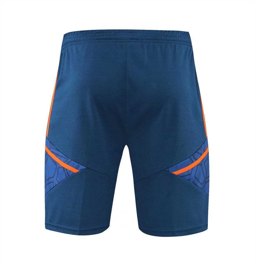 22-23 Manchester United Training Suit Short Sleeve Kit Blue 17