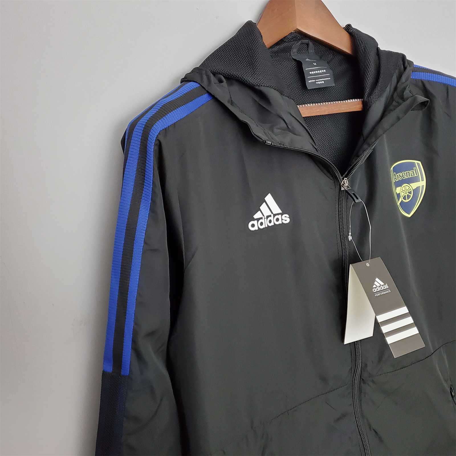 22-23 Arsenal black windbreaker 5