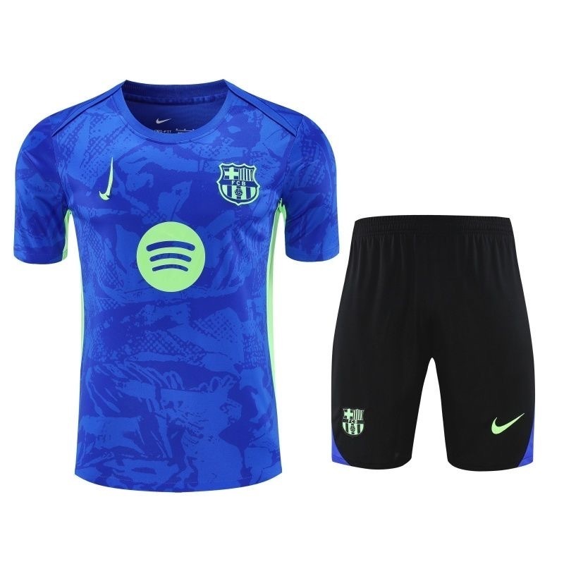 25-26 Barcelona Blue Training Kits Football Tracksuits