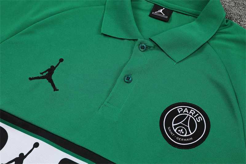 Polo Jordan PSG green corsage 11
