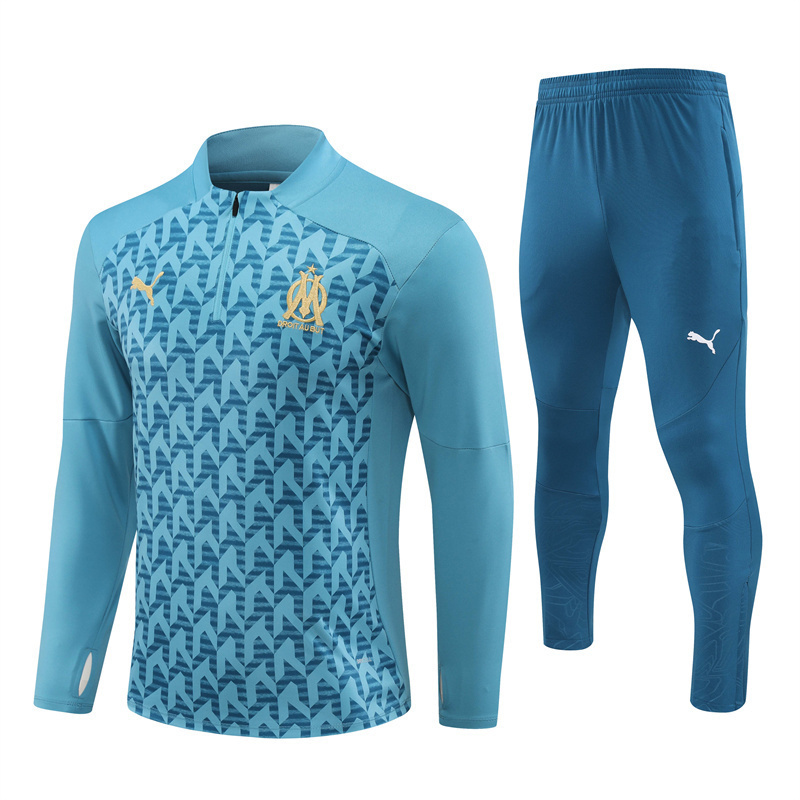 24-25 Marseille Long Sleeve Training Suit Football Shirts