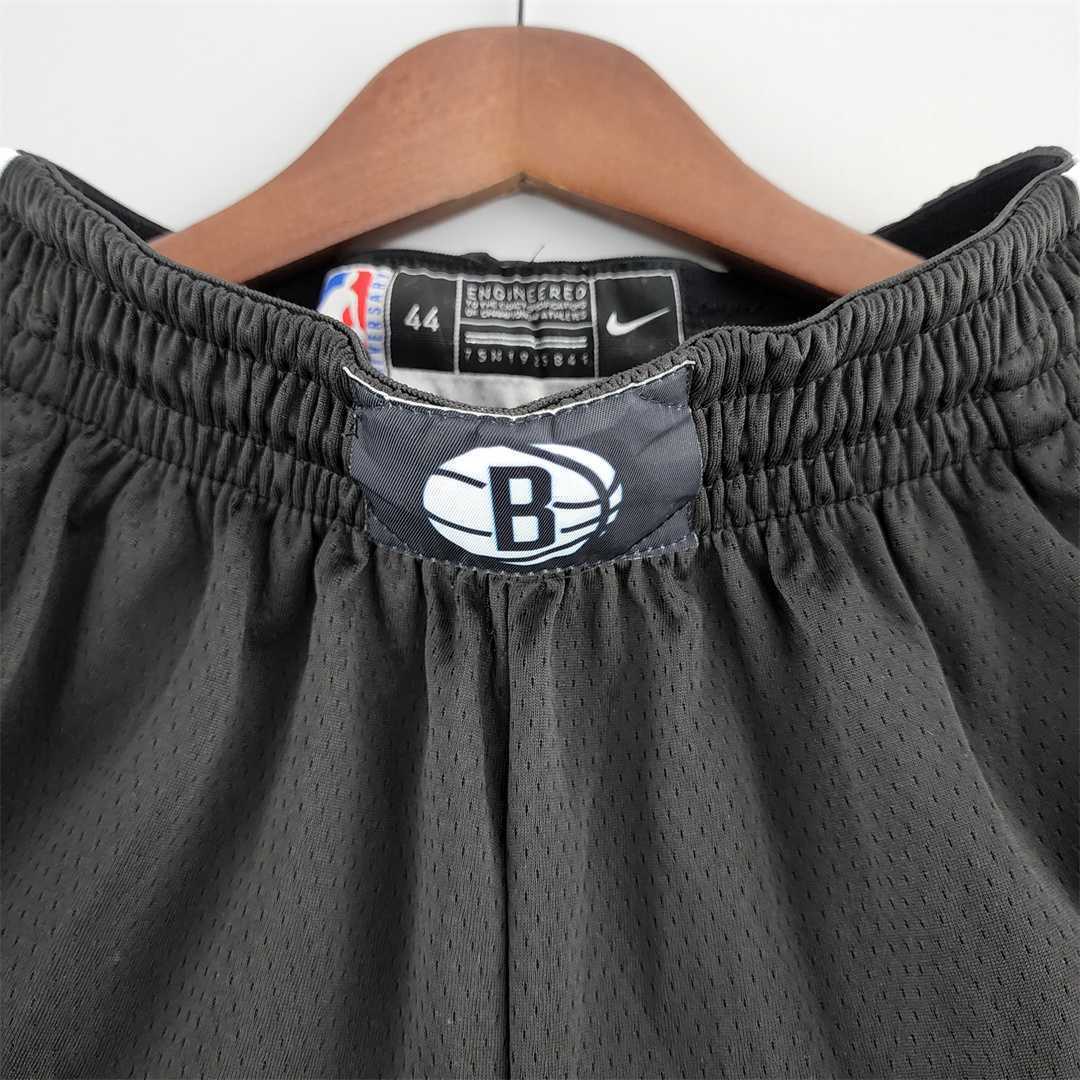 75th Anniversary Brooklyn Nets NBA Shorts Black 3