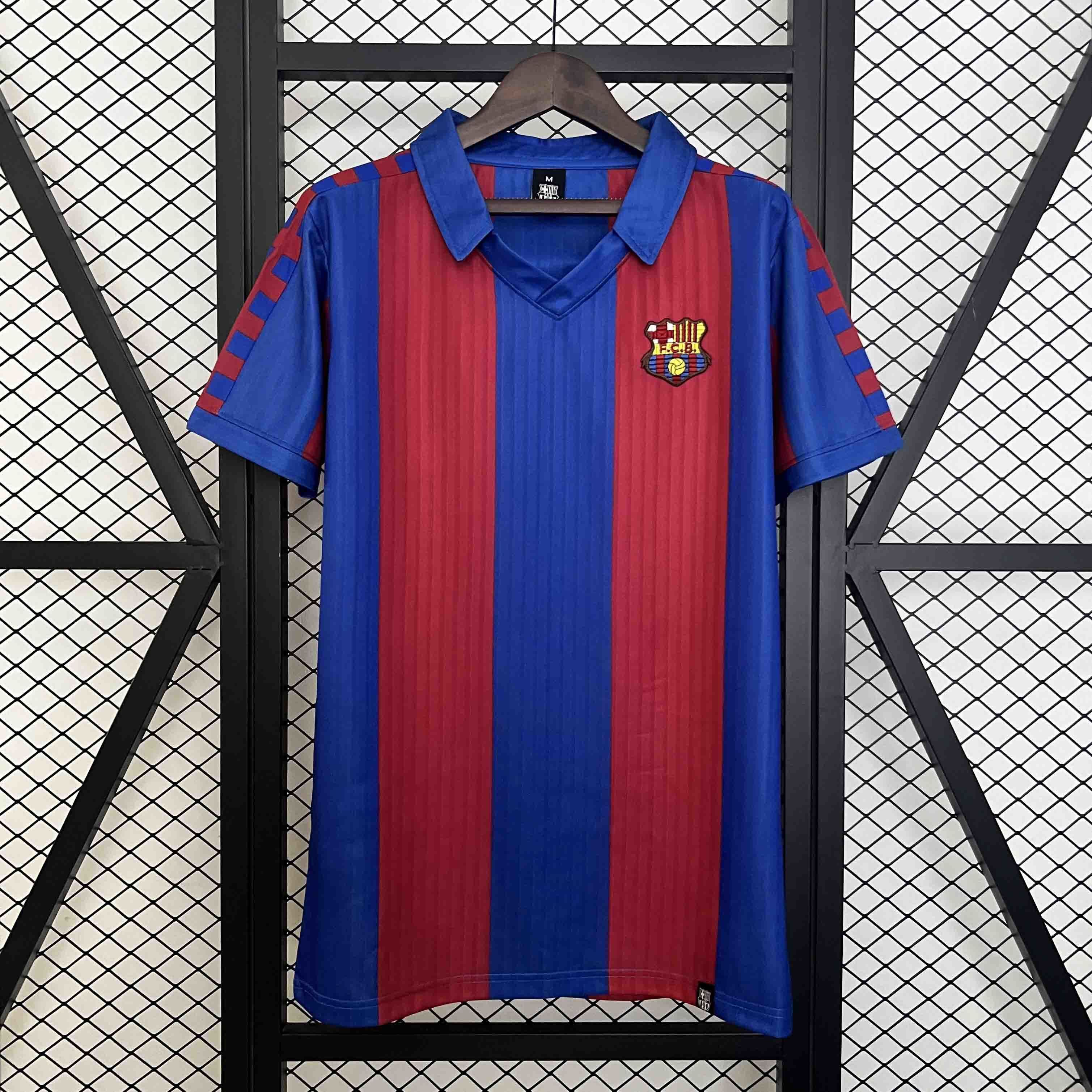 90-91 Barcelona Home Retro Kit Vintage Shirt Soccer AAAAJersey Yupoo