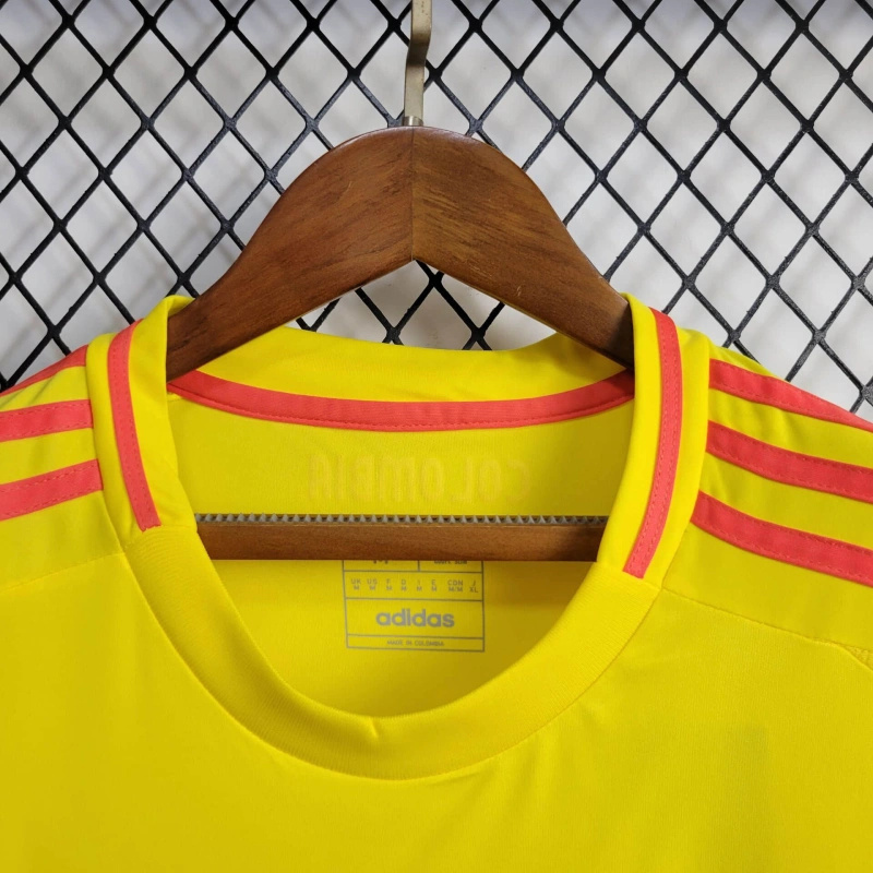2024 Colombia Home Women Kit Lady Shirt Football AAAAJersey Supplier 1