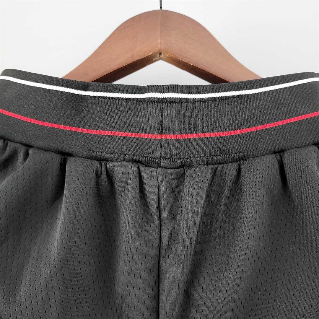 Chicago Bulls black NBA shorts 5