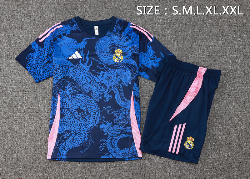 24-25 Real Madrid Training Soccer Jerseys Football Shirts 1