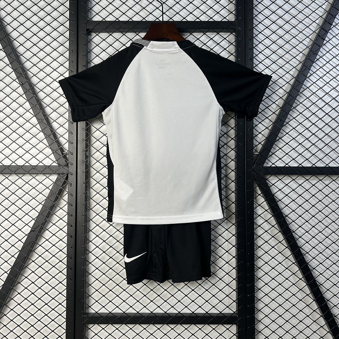 25-26 Corinthians Home Kid Kits Youth Apparels Soccer AAAAJersey Yupoo 3