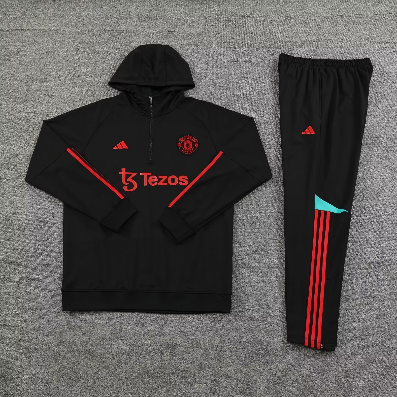 23-24 Manchester United Hoodie Long Sleeve Training Suit Yupoo 1