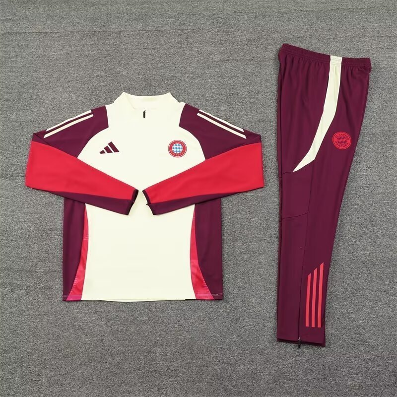24-25 Bayern Long Sleeve Training Suit Football Shirts 1