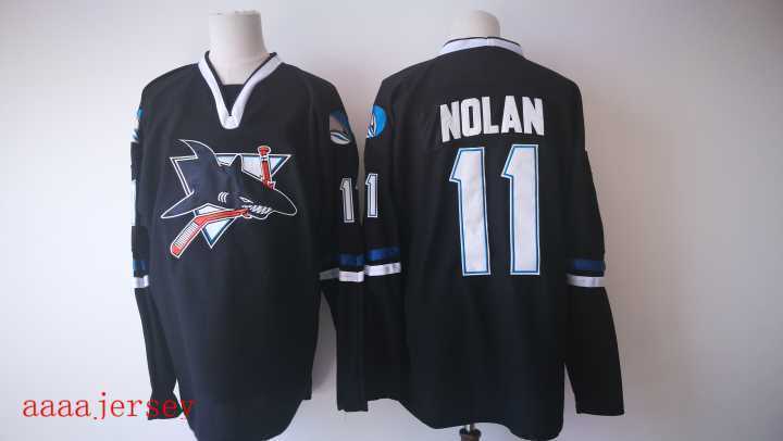 San Jose Sharks retro ice hockey jersey M-3XL 圣何西鲨鱼队复古冰球服 2