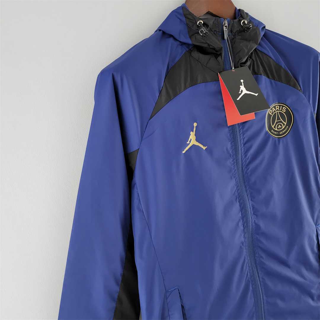 22-23 PSG Jordan blueblack Windbreaker 6