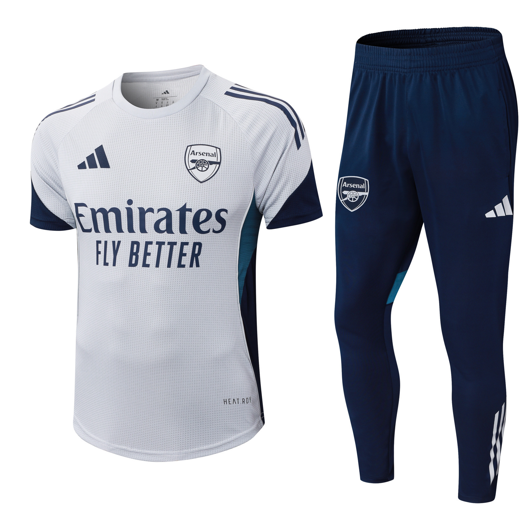 25-26 Arsenal Grey Player Version Training Kits Football Tracksuits