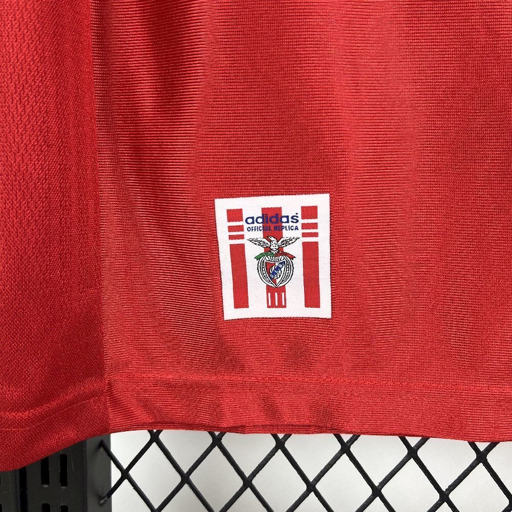 98-99 Benfica Home Retro Kit Vintage Shirt Sino AAAAJersey Supply Yupoo 2