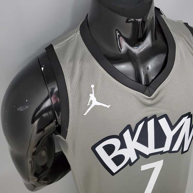 Durant #7 Brooklyn Nets City Edition Gray 3