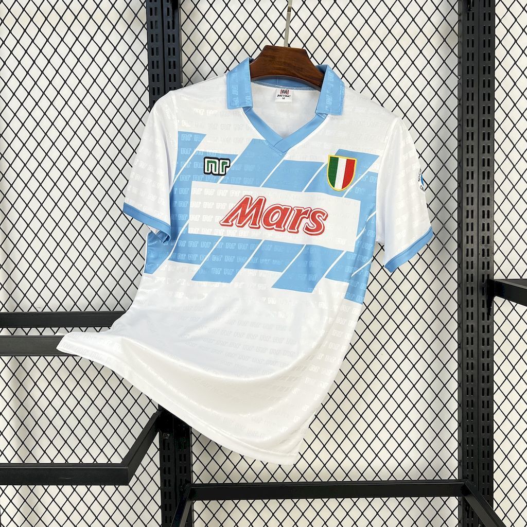 90-91 Napoli Away Retro Kit Vintage Shirt AAAAJersey Yupoo