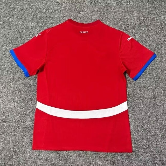 2024 Serbia Home Kit UEFA Euro Shirt Soccer Jerseys Yupoo 7