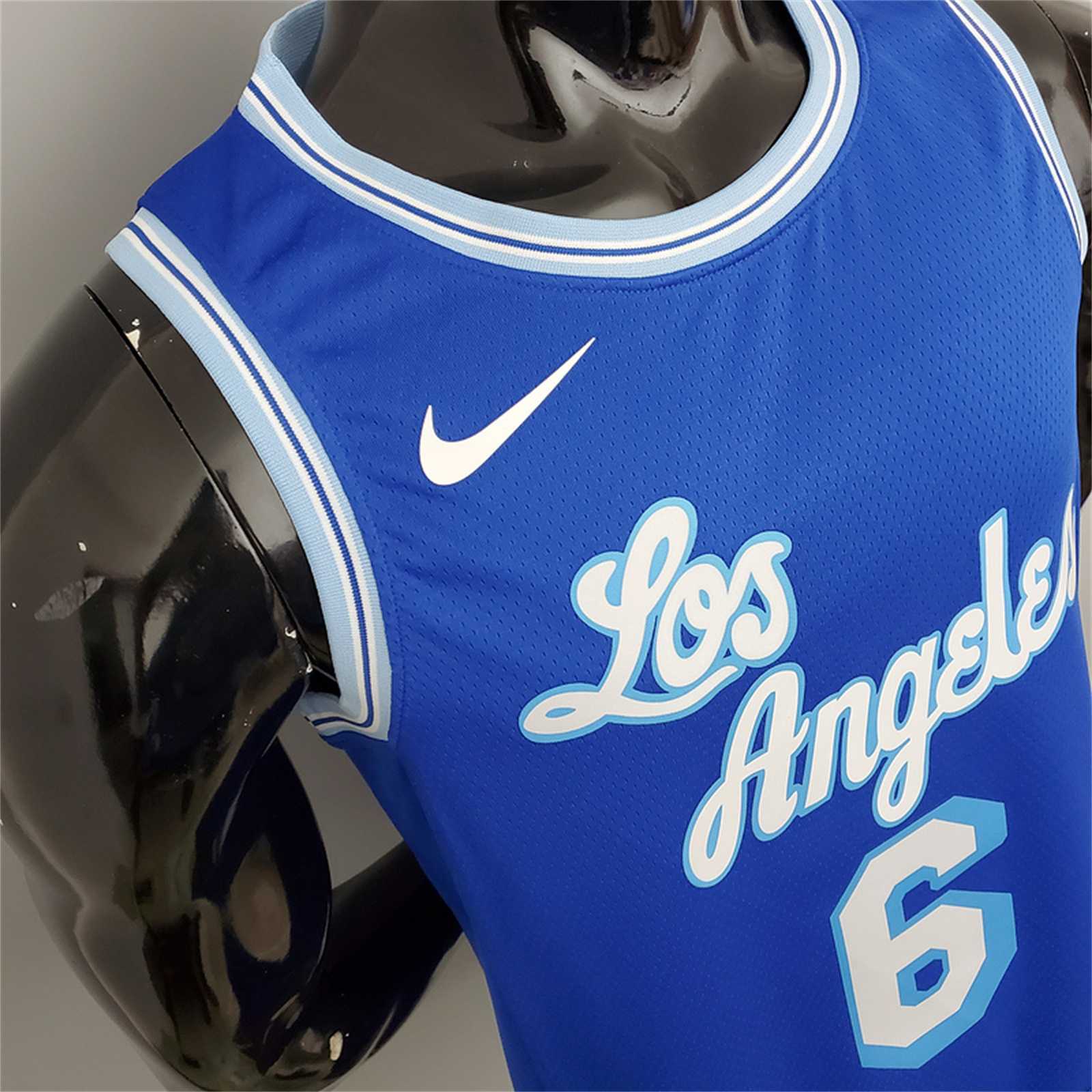 2021 James#6 Lakers Retro Blue 2
