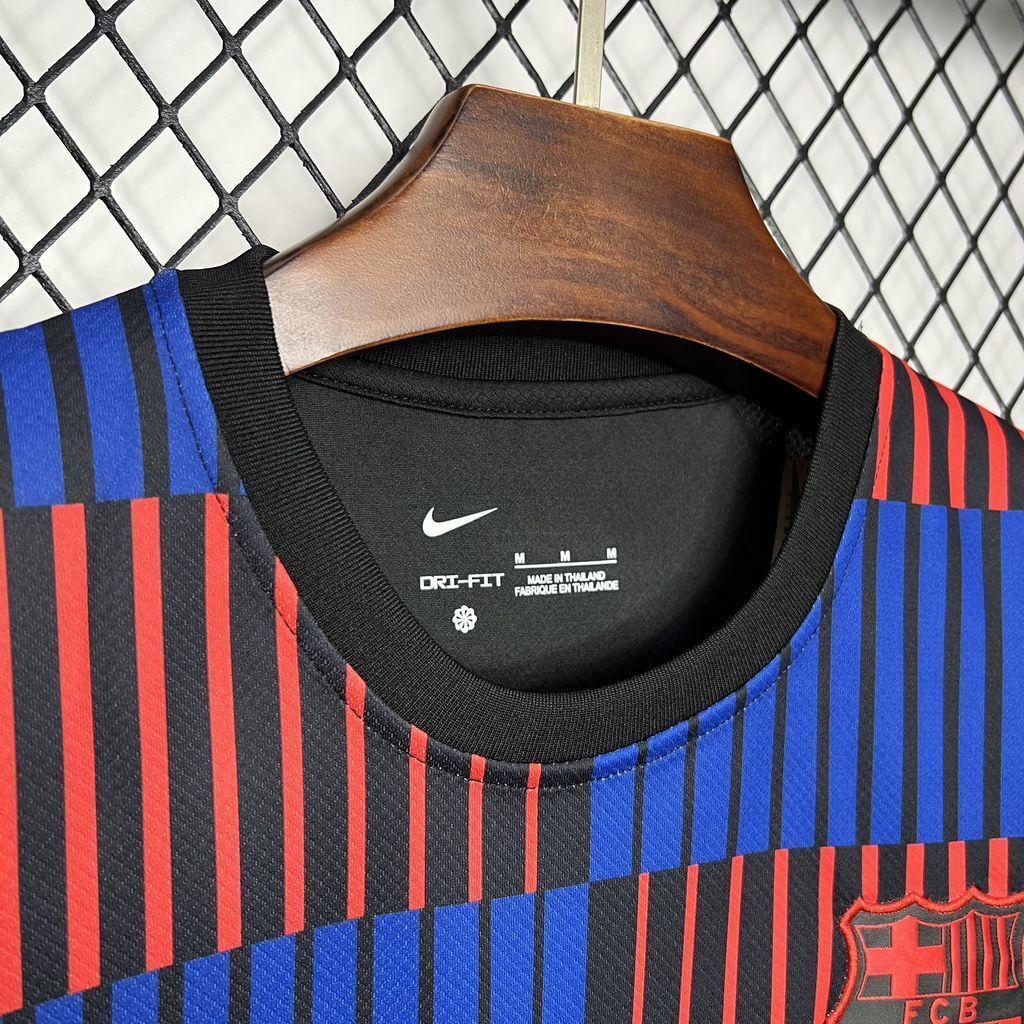 24-25 Barcelona Pre-Match Shirt Soccer Uniforms Soccer AAAAJersey Yupoo 3