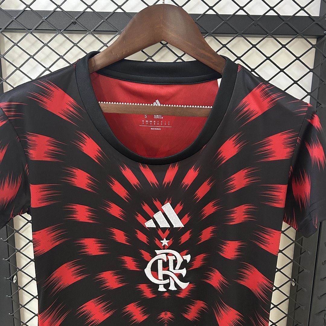 25-26 Flamengo Pre-match Women Soccer Shirt AAAAJersey Dropship Yupoo 5