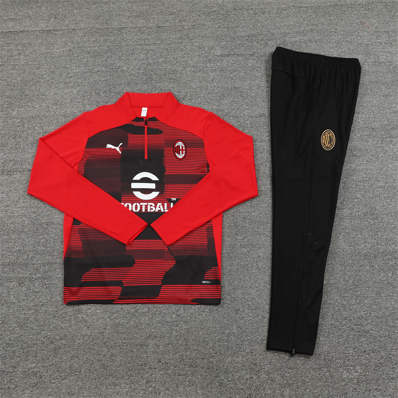 24-25 AC Milan Long Sleeve Training Suit Football Shirts 2