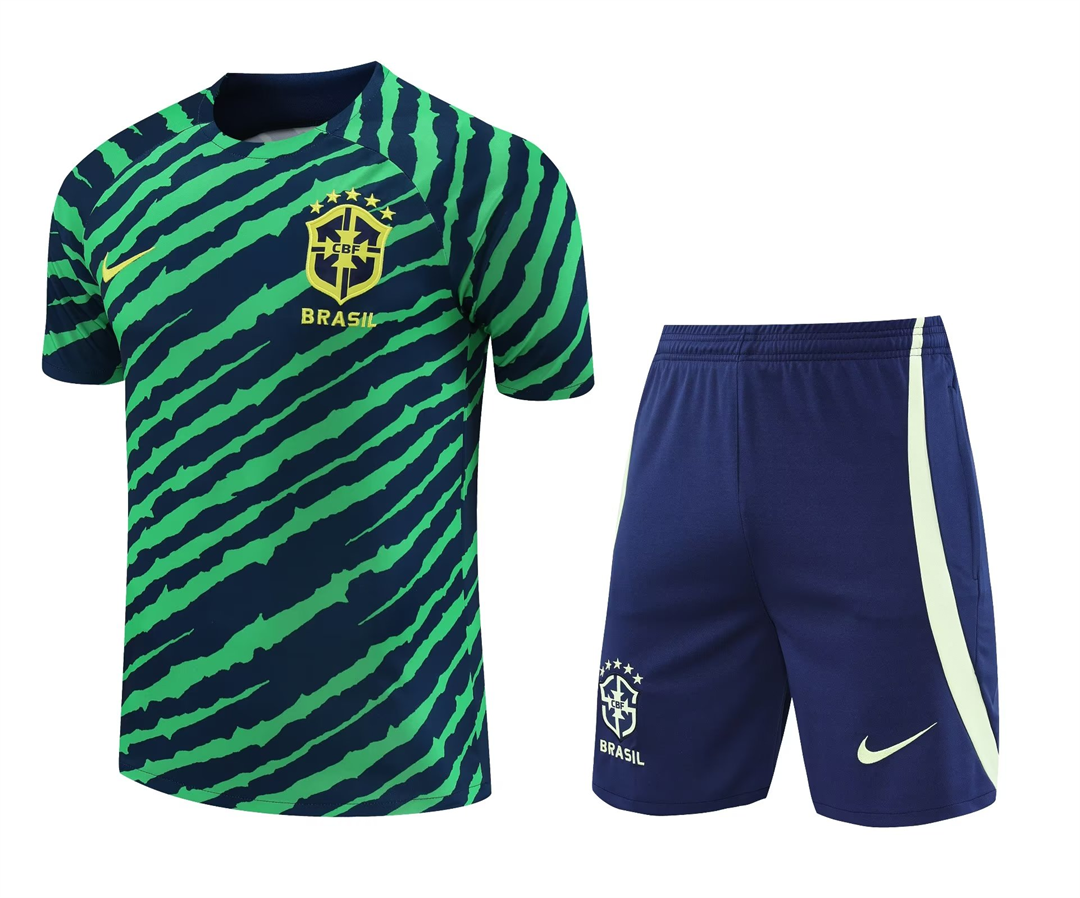 2022 Brazil Training Jersey Green
