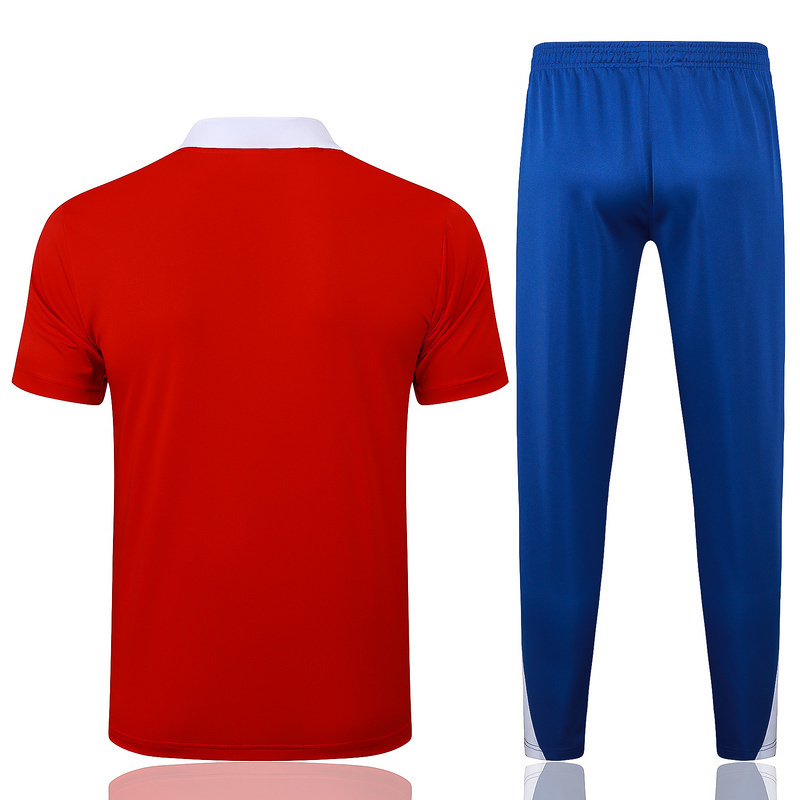 25-26 PSG Polo Red Training Kits Football Tracksuits 2