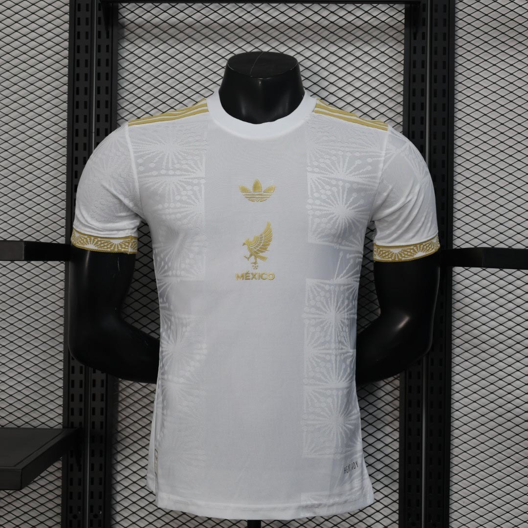 2025 Mexico Gold Cup White Special Edition Kit Player Version Shirt AAAAJersey Supply Yupoo
