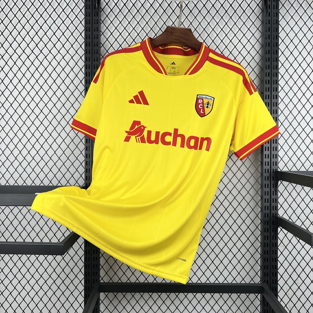 26-27 Lens Home Mens Kit Soccer T-Shirt AAAAJersey Supply Yupoo 6