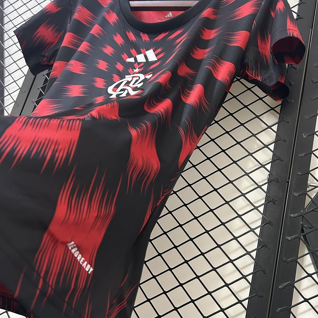 25-26 Flamengo Pre-match Women Soccer Shirt AAAAJersey Dropship Yupoo 1
