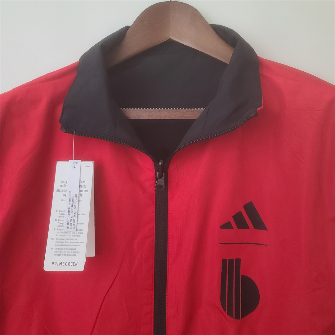 2022 Belgium Trench Coat Reversible BlackRed 2