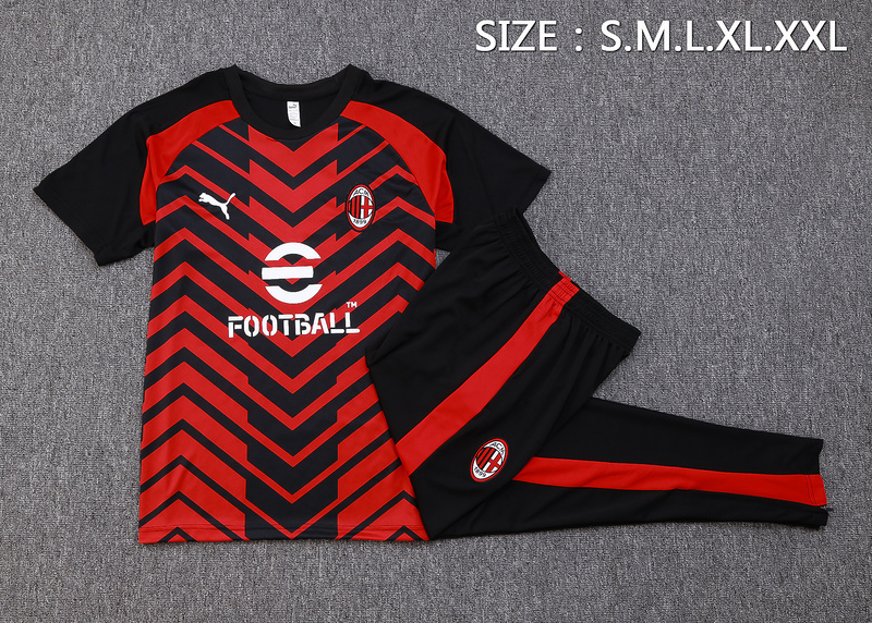 23-24 AC Milan Short Sleeve Training Suit Yupoo 1