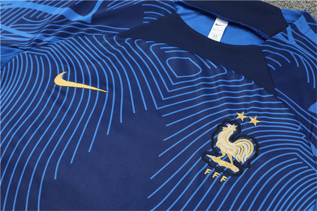2022 France training suit blue 16