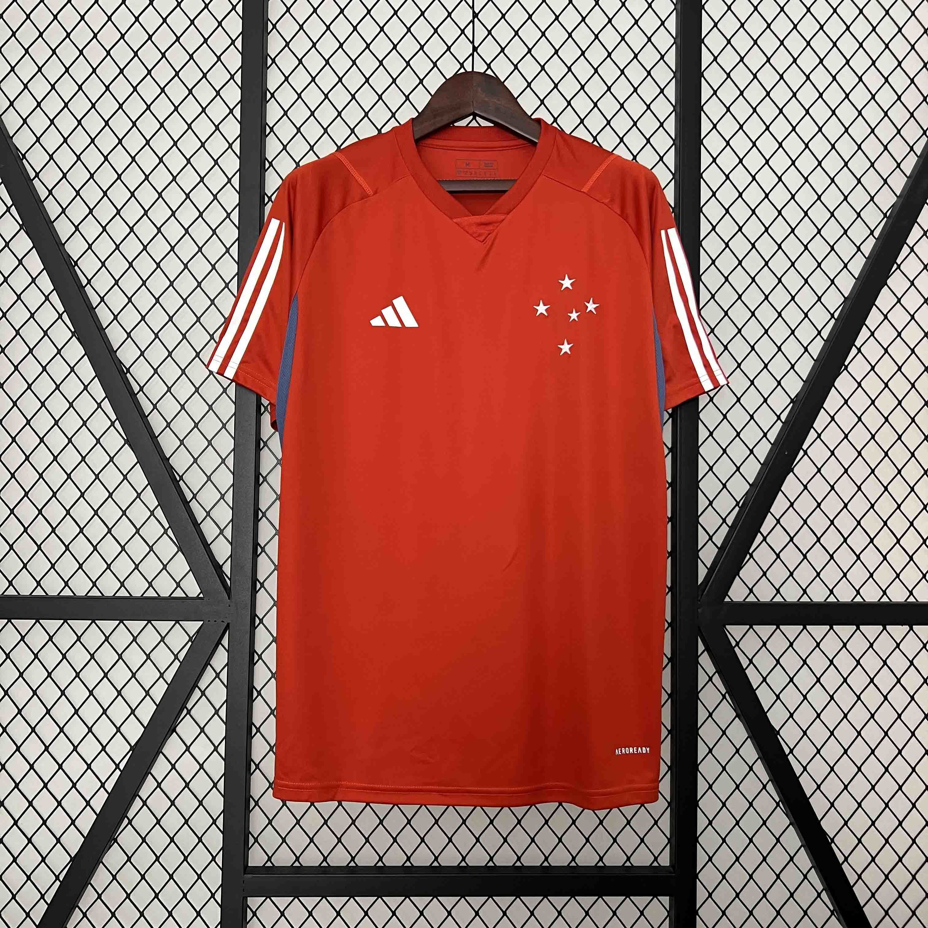 24-25 Cruzeiro Red Training Kit Football AAAAJersey Supplier