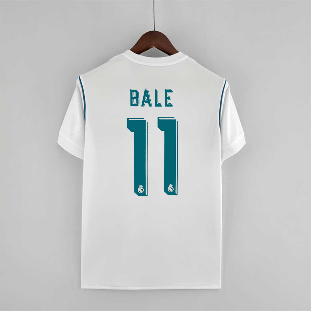 17-18 Real Madrid home white player version 13