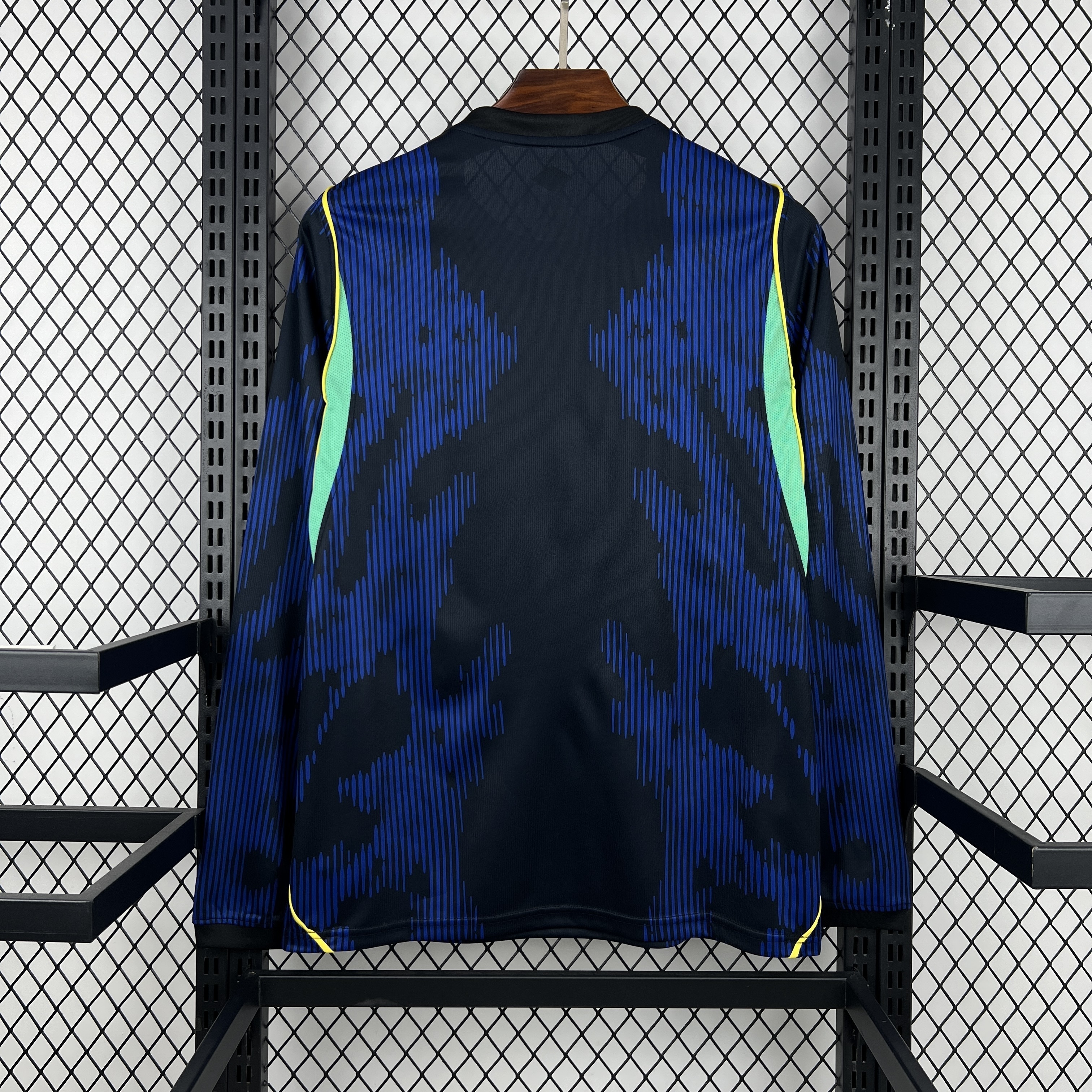 2026 World Cup Brazil Away Long Sleeve Soccer Shirt Fan Version 5