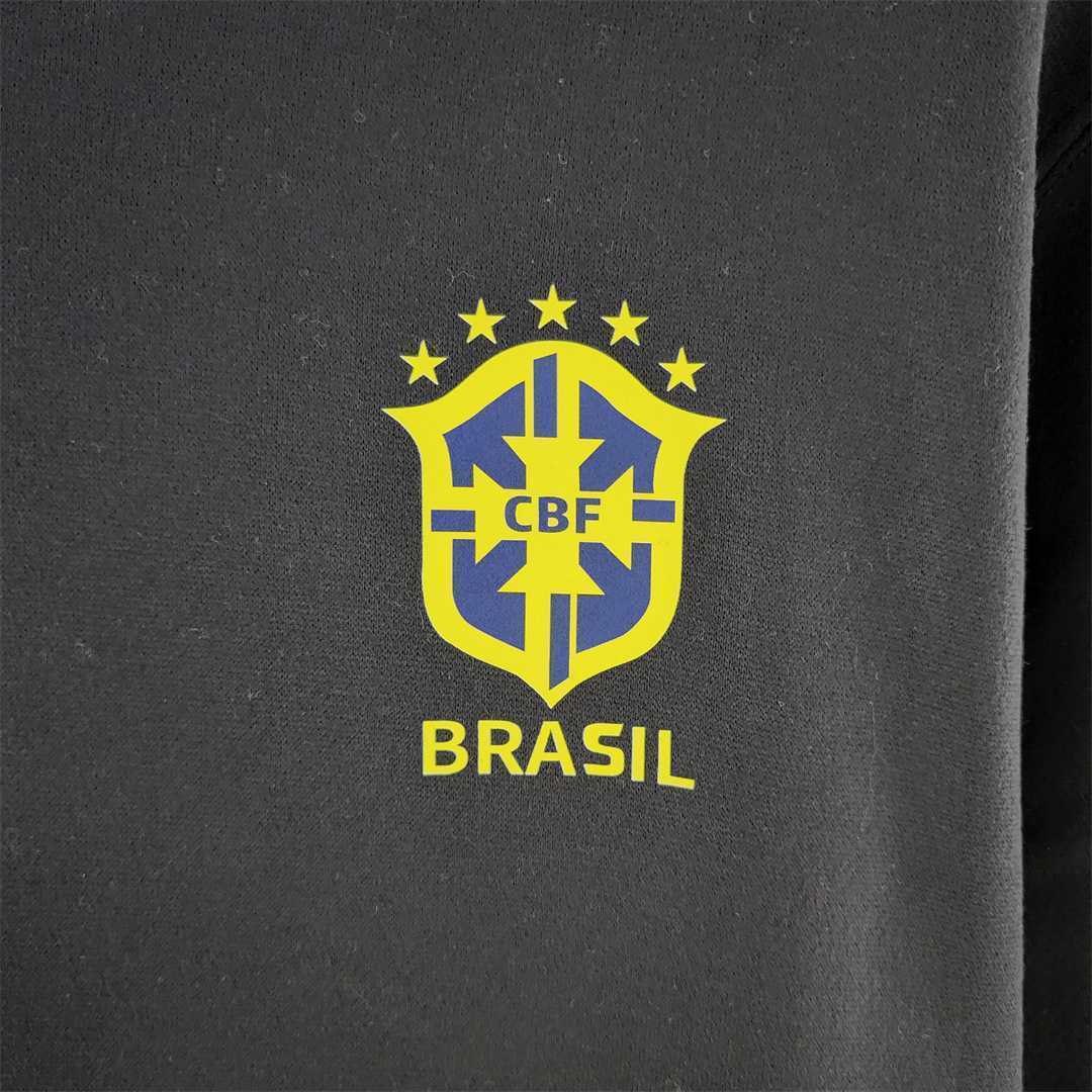 2022 Brazil Hoodie Black 3